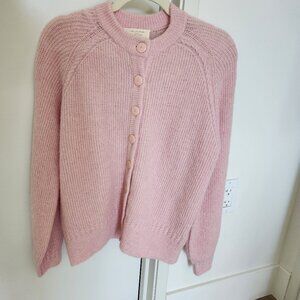 Sezane Othello Cardigan, light pink, small